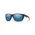 Smith Optics Longfin Sunglasses Matte Black Frame ChromaPop Glass Polarized Blue Mirror Lens 20522400359QG