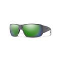 Smith Optics Guide's Choice XL Sunglasses Matte Cement Frame ChromaPop Glass Polarized Green Mirror Lens 204448RIW63UI