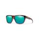 Smith Optics Barra Sunglasses Tortoise Frame ChromaPop Polarized Opal Mirror Lens 20126808660QG