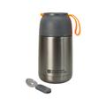 Food Flask With Spoon - 650ml - Grey