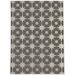 Brown Rectangle 5' x 7' Kitchen Mat - Wade Logan® Azzole Star Struck Kitchen Mat 84.0 x 60.0 x 0.08 in white/, Polyester | Wayfair