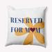The Holiday Aisle® Fridlet Throw Square Indoor/Outdoor Pillow Cover & Insert Polyester/Polyfill blend in Yellow | 16 H x 16 W x 6 D in | Wayfair