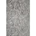 Orren Ellis Germn Abstract Faux Stone Carrara Gray Taupe White Textured Wallpaper 3D Vinyl in Brown/Gray/White | 27 W in | Wayfair