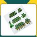 The Holiday Aisle® 7 Piece Holiday Shaped Ornament Set Wood in Brown/Green/Yellow | 2.28 H x 2.95 W x 0.2 D in | Wayfair