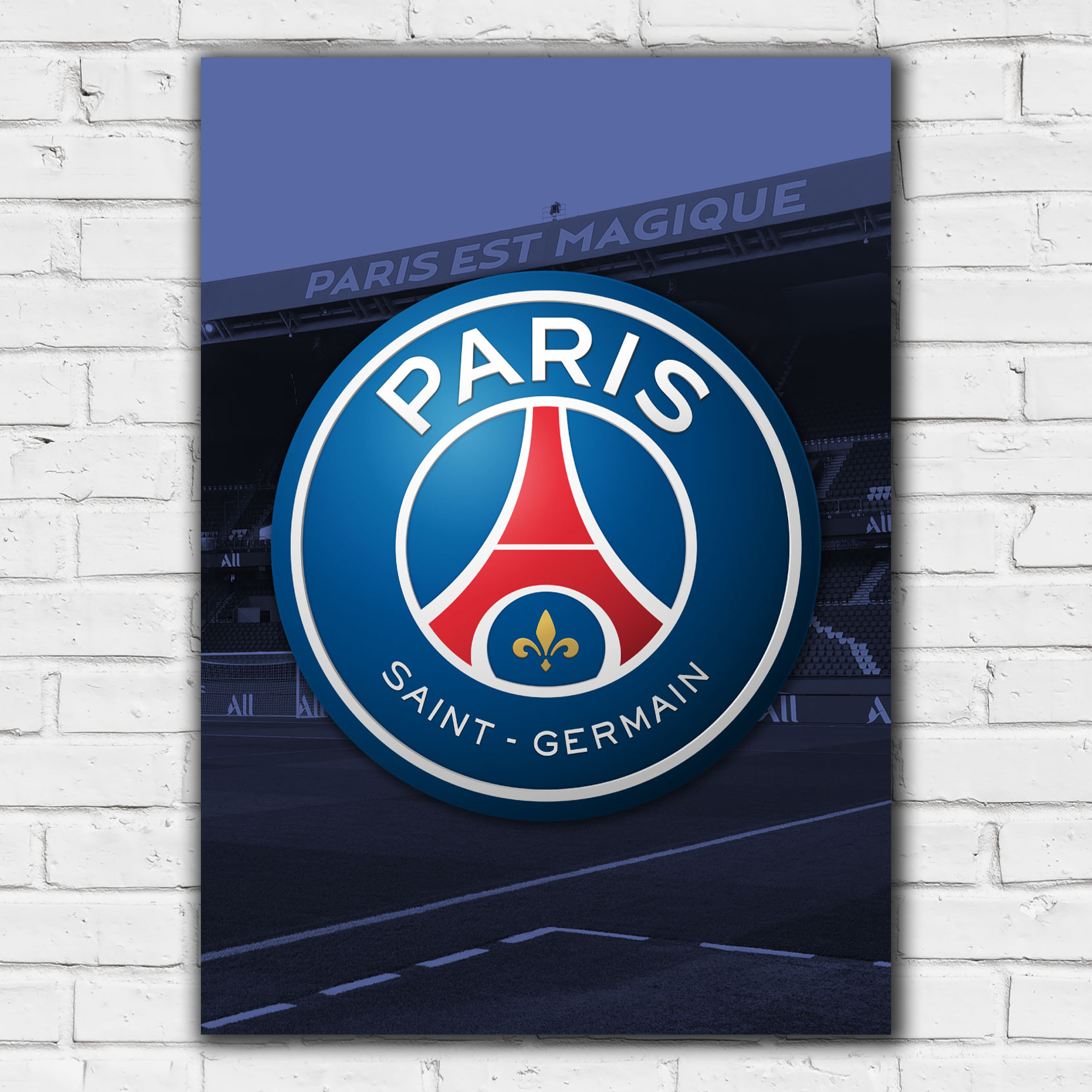 Wappendruck von Paris Saint-Germain – A3 Image