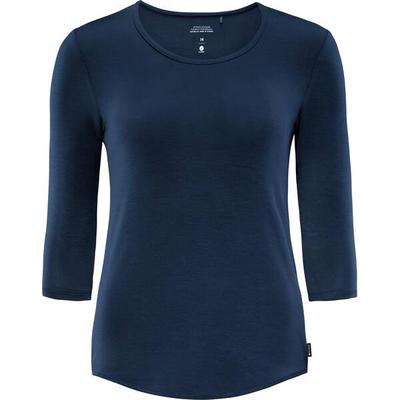 SCHNEIDER SPORTSWEAR Damen Shirt MADITAW-3/4-SHIRT, Größe 44 in dunkelblau