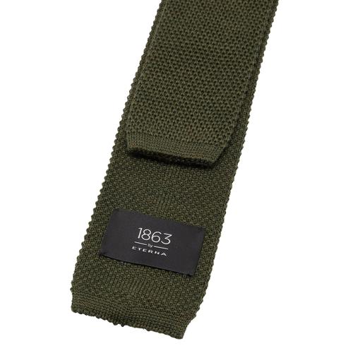 Krawatte ETERNA grün (khaki) Herren Krawatten Fliegen