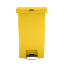 Rubbermaid Tretabfalleimer Slim Jim 1883577 Kunststoff 68l gelb Image