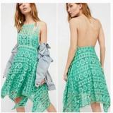 Free People Dresses | Free People Just Like Honey Lace Dress | Color: Green | Size: 2