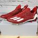 Adidas Shoes | New Adidas Adizero 12 Football Cleats “Power Red/Cloud White”Gw5058 Men’s 11.5 | Color: Red/White | Size: 9