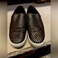 Michael Kors Shoes | Michael Kors Star Lasered Slip Ons | Color: Brown/Gold | Size: 8