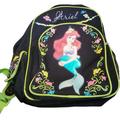 Disney Accessories | *Final Price* Beautiful Kid's Ariel Backpack | Color: Black/Green | Size: Osbb
