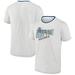 Men's Fanatics Branded Oatmeal Seattle Kraken Bridge the Gap Ringer T-Shirt