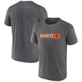 Men's Fanatics Branded Heather Charcoal San Francisco Giants Forceful Swat T-Shirt