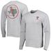 Men's Russell Heather Gray Texas Tech Red Raiders Classic Fit Long Sleeve T-Shirt