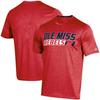 Men's Russell Red Ole Miss Rebels Digi Static Space-Dye T-Shirt