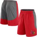 Men's Top of the World Red/Gray Louisville Cardinals Time Is Up Shorts