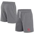 Men's Fanatics Branded Heather Gray Oklahoma Sooners Logo Over School Shorts