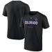 Men's Fanatics Branded Black Colorado Rockies Join Forces T-Shirt