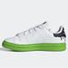 Adidas Shoes | Adidas Originals Stan Smith Cloud White/Lime Green Slime Preschool Boys' Shoe | Color: Green/White | Size: 9b