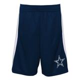 Youth Navy/White Dallas Cowboys Mesh Shorts