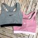 Nike Intimates & Sleepwear | 2 Nike Sports Bras, Size Tackle Small | Color: Gray/Pink | Size: S