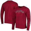 Men's Arkansas Razorbacks Cardinal Wordmark Long Sleeve T-Shirt
