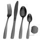 Cutlery Set, Bettlife Tableware Set Stainless Steel Flatware Silverware Set with Knife and Fork Set, Service for 4, Dishwasher Safe, Easy Clean & Hold (Black Diamond, 32P)