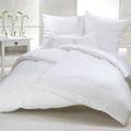 Laurel & Mason 100% Bamboo Luxury 4 Piece Duvet Set - Deluxe Bedding with 2 Pillowcases, Fitted Sheet and Duvet Cover (White, UK King Size)