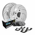 R1 Concepts Front Brakes and Rotors Kit |Front Brake Pads| Brake Rotors and Pads| Euro Ceramic Brake Pads and Rotors| Hardware Kit WGTH1-46011