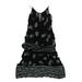 Band of Gypsies Casual Dress: Black Print Dresses - Women's Size X-Small