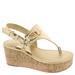 Tommy Hilfiger Vani - Womens 8 Gold Sandal Medium