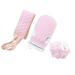 Moocorvic Three-piece Exfoliating Shower Towel Shower Gloves Net Sponge Loofah Sponge Long Loofah Bath Shower Sponge Exfoliate with Beauty Bathing Accessories