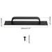 1Pcs Door Handle Pulls, 200mm/7.87" Sliding Barn Door Handles for Kitchen, Black