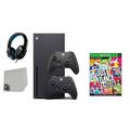 Xbox Series X Video Game Console Black with Just Dance 2021 BOLT AXTION Bundle with 2 Controller Used