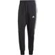 ADIDAS Herren Sporthose AEROREADY Essentials Tapered Cuff Woven 3-Streifen, Größe L/T in Schwarz