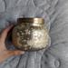 Anthropologie Accents | Empty Gold Anthropologie Candle Holder | Color: Gold | Size: Os