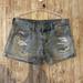 American Eagle Outfitters Shorts | American Eagle Size 8 Distressed Denim Jean Shorts Women's Short Shorts | Color: Blue | Size: 8