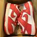 Nike Shoes | Pink And White Toddler Nike Dunk Low Size 7c | Color: Pink/White | Size: 7bb