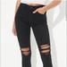 American Eagle Outfitters Jeans | Ae Dream Jean Hi-Rise Jegging Black Size 4 Short | Color: Black | Size: 4