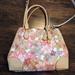 Nine West Bags | Nwot Nine West Paisley Jet Set Floral Print Spring | Color: Pink/Tan/White | Size: Os