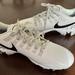 Nike Shoes | Nike Vapor Edge Shark Men's Size 9 White Football Cleats Dq5114-100 | Color: Gray/White | Size: 9