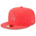 Men's New Era Red Los Angeles Dodgers 2023 Spring Color Basic 59FIFTY Fitted Hat