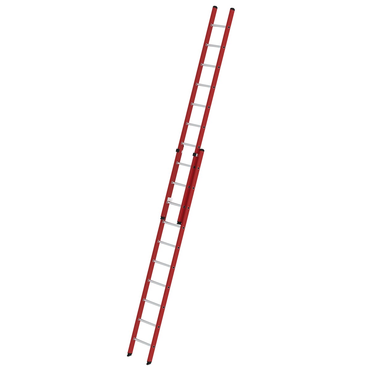 PROREGAL Sprossen-Schiebeleiter 2-teilig GFK/Alu ohne Traverse 2x10 Sprossen Image