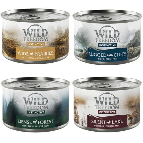 Wild Freedom Instinctive Ergänzungsfuttermittel 6 x 140 g - Mixpaket Misty Mountains (4 Sorten)