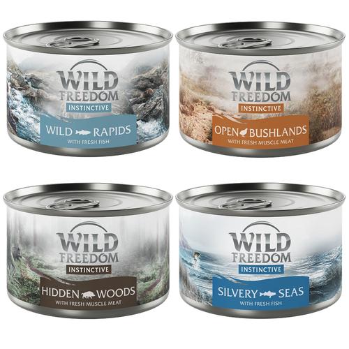 Wild Freedom Instinctive Ergänzungsfuttermittel 6 x 140 g - Mixpaket Shallow Shores (4 Sorten)