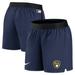 Women's Nike Navy Milwaukee Brewers Authentic Collection Team Performance Shorts