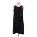 Tildon Casual Dress - Shift: Black Solid Dresses - Women's Size Small