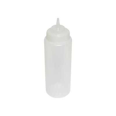 Thunder Group PLTHSB032CW 32 oz Wide Mouth Squeeze Bottle - Plastic, Clear