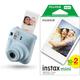 INSTAX Mini 12 Sofortbildkamera Pastel-Blue + Mini Film Standard (20/PK)